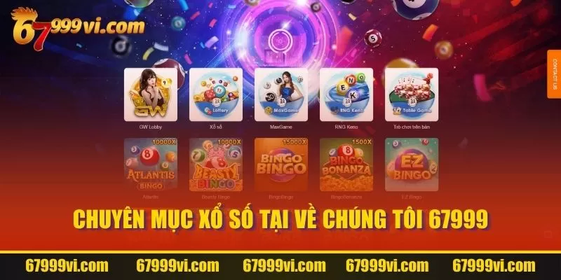 Chuyên mục Xổ Số 67999