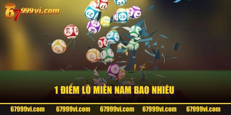 1 điểm lô Miền Nam bao nhiêu