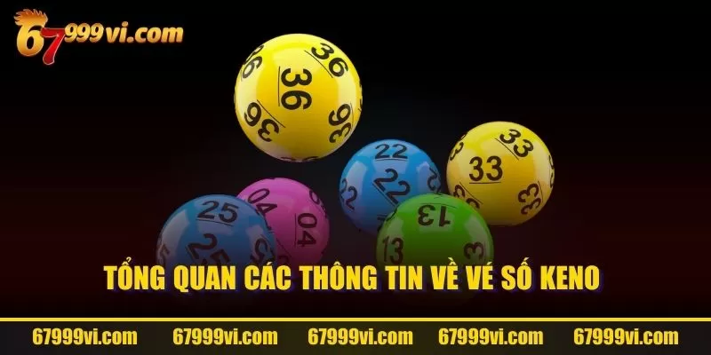 Tổng quan các thông tin về vé số Keno