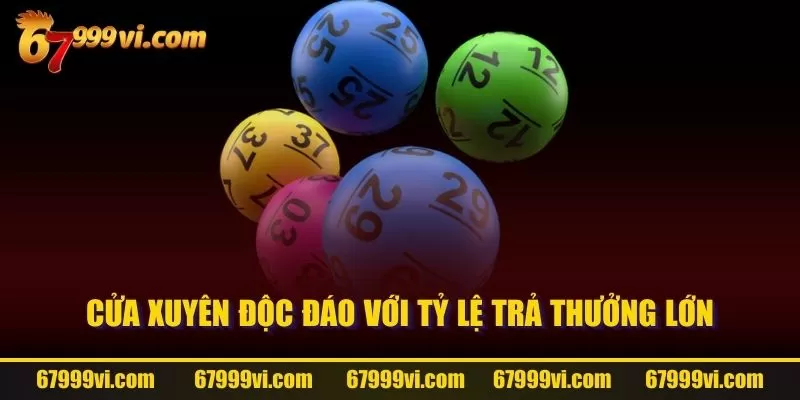 Cửa xuyên độc đáo với tỷ lệ trả thưởng lớn