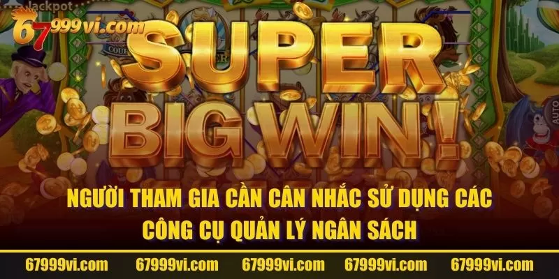 Người tham gia cần cân nhắc sử dụng các công cụ quản lý ngân sách