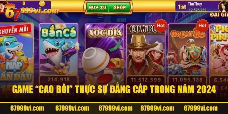 Game "Cao Bồi" thực sự đẳng cấp trong năm 2024