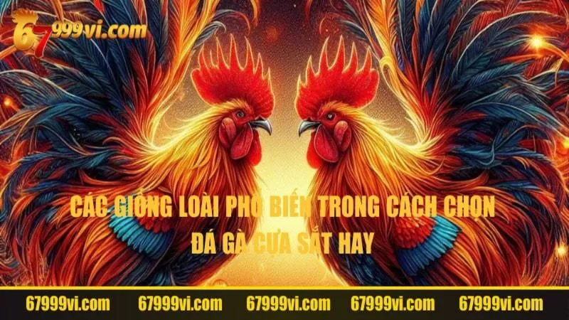 Các loài giống phổ biến trong cách chọn gà đá cựa sắt hay